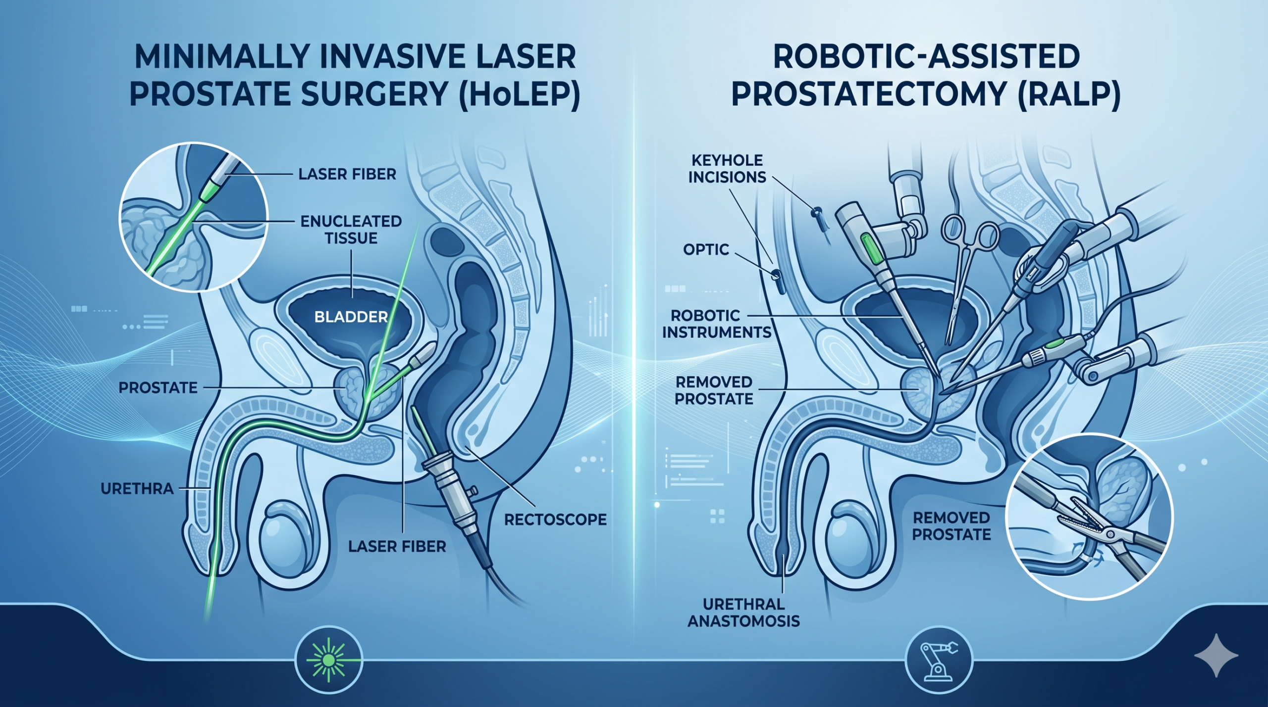 HoLEP é melhor que a cirurgia robótica para próstata?