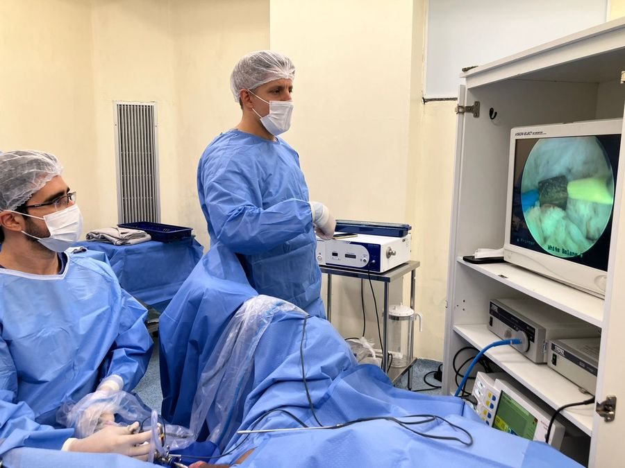 Participantes do Curso BipolEP em centro cirúrgico