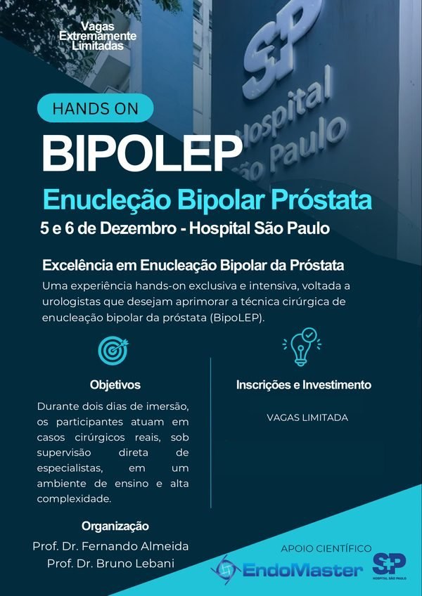 Cartaz do curso hands-on de BipolEP no Hospital São Paulo